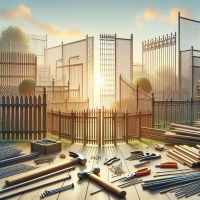 create image for blog section in website wide image  for fence company